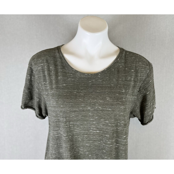 Pact Women’s T-shirt Dress Olive Green Knee Length Organic Cotton Size L Pockets - Picture 2 of 10